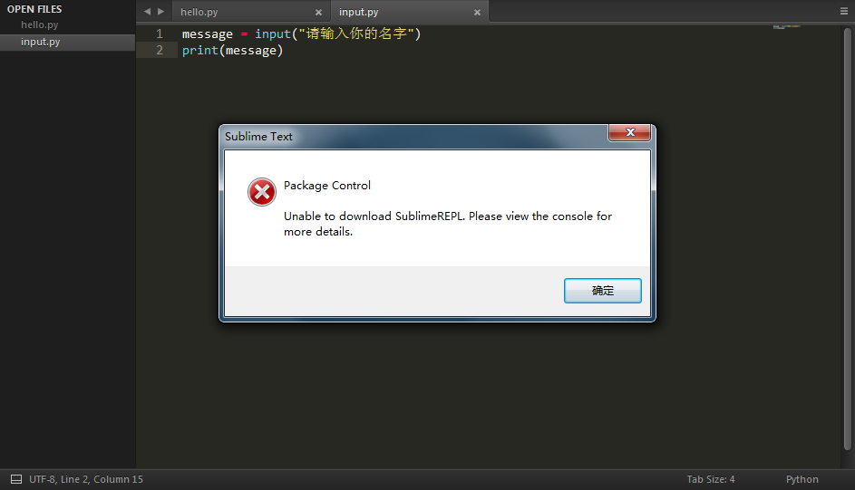 Sublime Text3 安装 SublimeREPL 插件配置运行 python 交互模式及出现问题的解决方法 Sublime Text3 安装 SublimeREPL 插件配置运行 python 交互模式及出现问题的解决方法