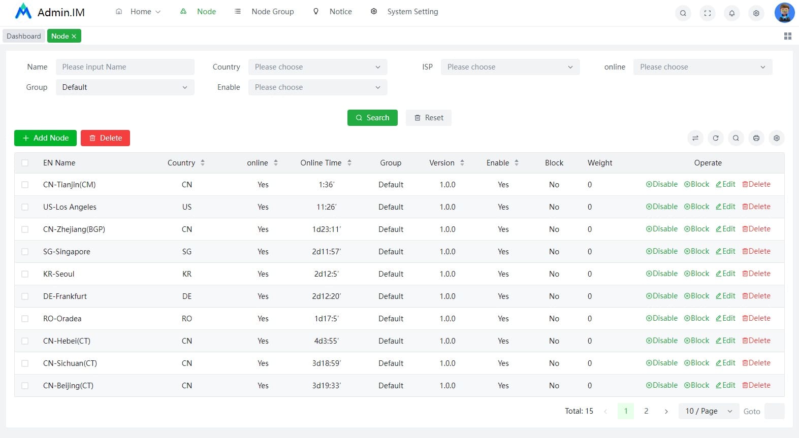 Admin.IM 一个开源的 ping 工具 Admin.IM 一个开源的 ping 工具